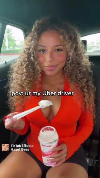 Suddenly I wanna be an Uber driver 😍😍😍