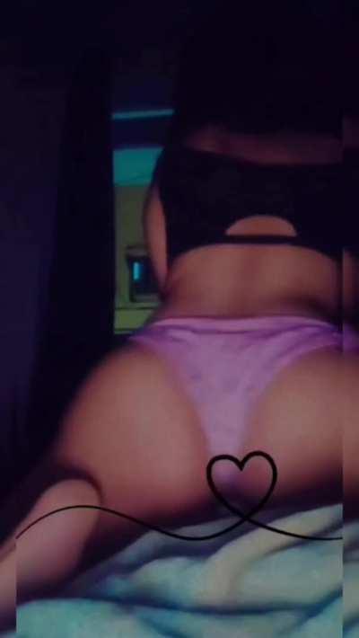 Riding my pillow with the curtains wide open (f) I hope my neighbours had a good show