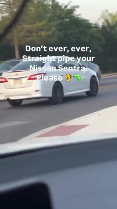 Imagine being that loud just to be going 25mph