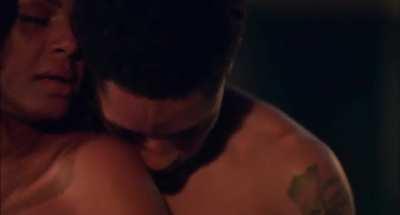 Christina Milian had her first sex scene in a TV show in the latest episode of Step Up, but it’s obviously a body double sadly