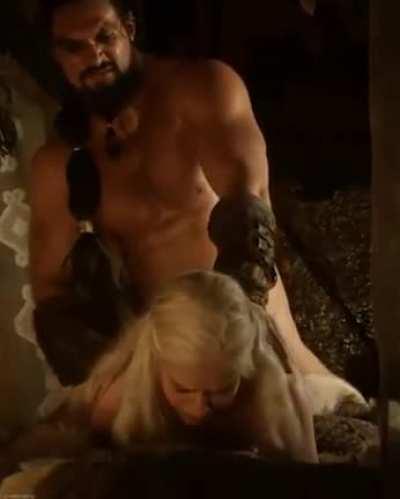 I’ll never get tired of watching Emilia Clarke getting her guts rearranged