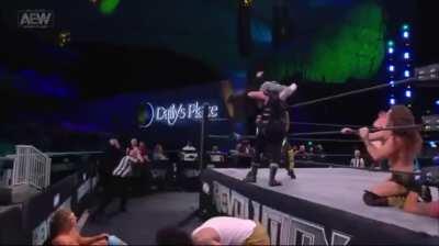 [AEW Revolution Spoiler] Evil Uno got a lot of speed on that one