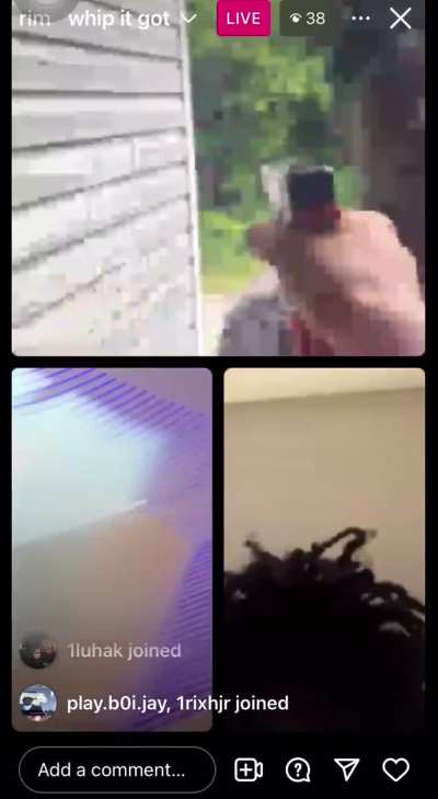 Yn almost shoots friend high off whippets 🎈