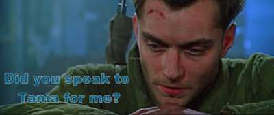 Rachel Weisz horny to claim her crush as her man sneaks in between a group of sleeping men to fuck him in Enemy At The Gates (2001)