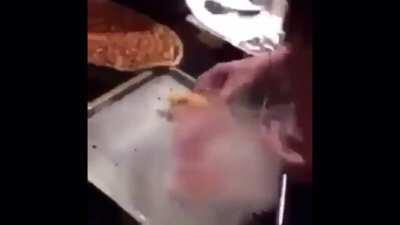 Vape on the pizza