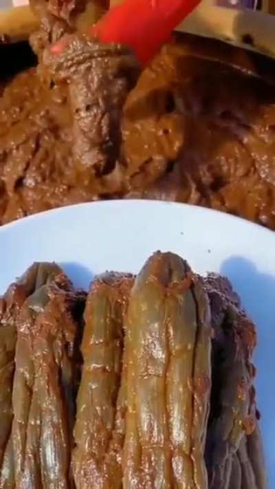 Cow dung Marinated Pickles, an Indian Delicacy 😋