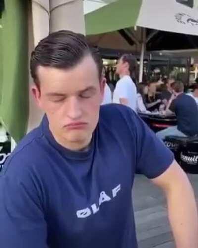 If u oder with words you haven't become a real man.