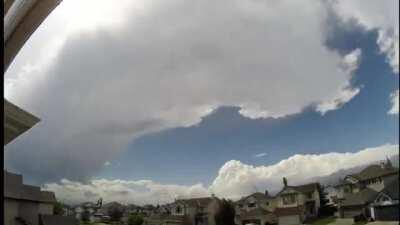 Timelapse of the storm on June 23rd, looking south