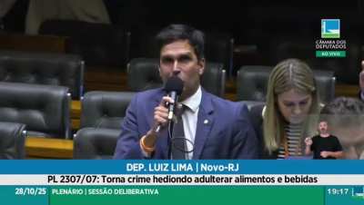 Dep. Luiz Lima afirma que 