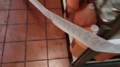 Gotta love the multi huge catering orders and their tickets (this was for a wedding iirc)