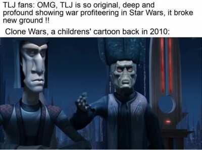 The Last Jedi is so original guys !