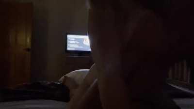 Listen to this hotwife moan as husband claims her again. Sound on 🎶🍆❤️🍑💦🍾