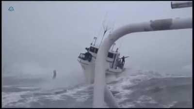 The sea has got her now