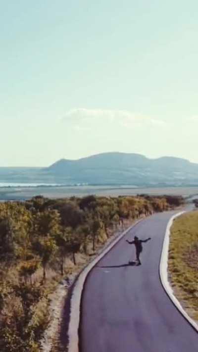 Of course I can drone record myself boarding