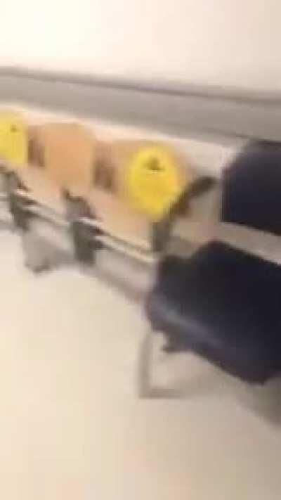 Gloucester royal hospital in the UK. EMPTY! (The woman who filmed this was arrested)