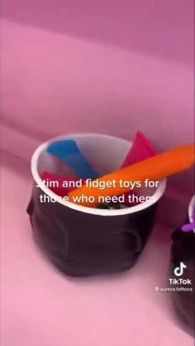 A tattoo parlor for those who can handle needles being shoved into their skin but are still giantPussies 😻