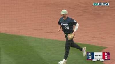 [Highlight] Austin Riley with a nifty double play to end the inning