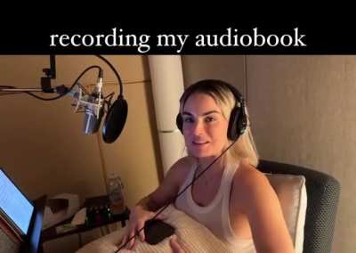 Recording audiobook for “Over The Influence” | IG 9/9/24