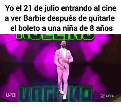 Con alta facha para ver a cosita hermosa Margot Robbie