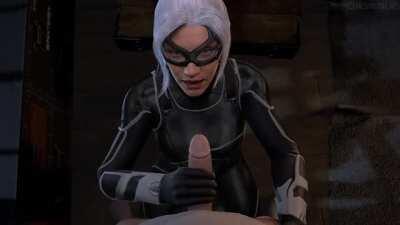 Black Cat Handjob (ChasingNero) [Marvel]