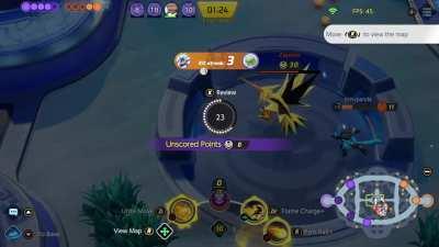 A Crustle casually walking in to Zapdos