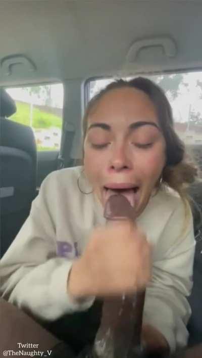 The way she strokes it all out 🥴