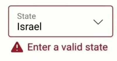 Isreal? More like Isn'treal.