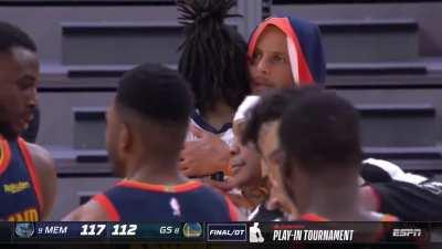 [Highlight] Ja and Steph hug it out post game