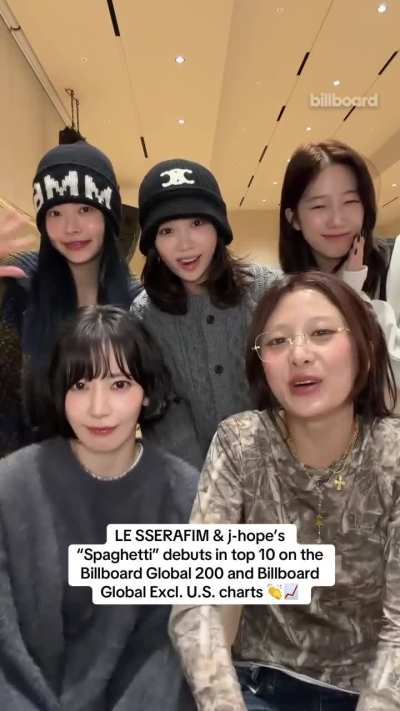 251107 Billboard Charts Instagram Update with LE SSERAFIM