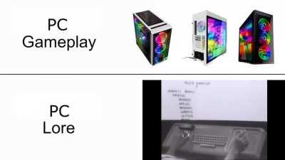 PC Gameplay vs PC Lore...