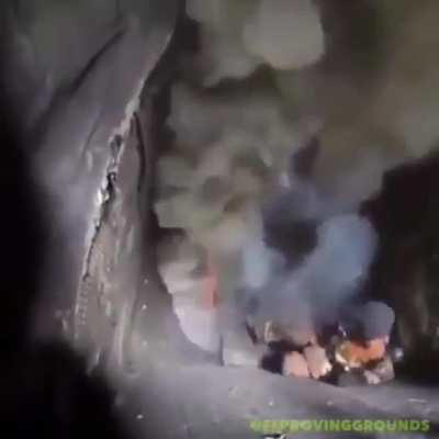 Example of a backdraft