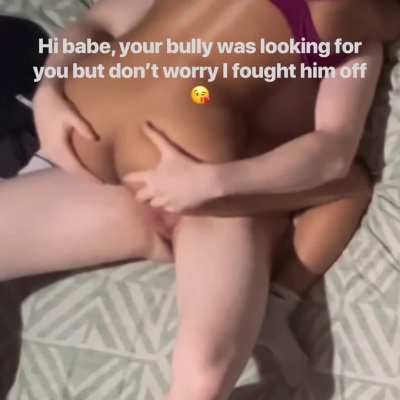 I fought your bully, now come clean up 😂