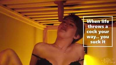 It isn't gonna suck itself