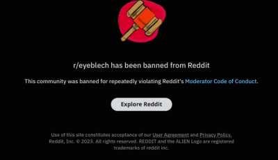 It’s finally gone…