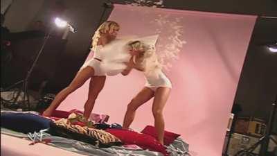 Stacy Keibler & Torrie Wilson: WWE Divas Tropical Pleasure Extras Photo Shoot