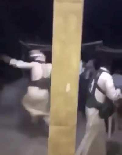 He turned on friendly fire