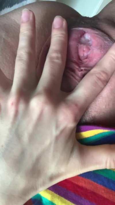 Best part of waking up is a cream pie in your cunt