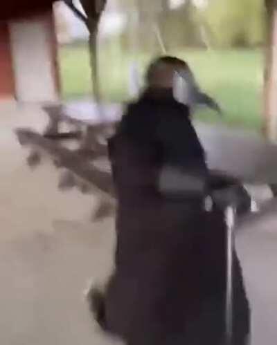 yo despues de ponerme el traje de un doctor de 1400