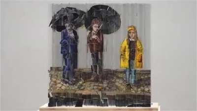 what this art piece looks like from different angles