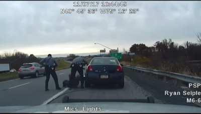 2 Pennsylvania state troopers are brutally shot after pulling a man over for speeding. Less deadly force was attempted at first, but was unsuccessful.