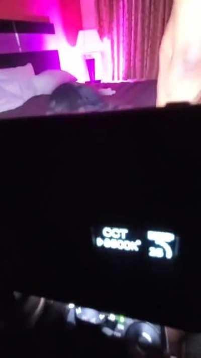 Slim ebony taking bbc pipe