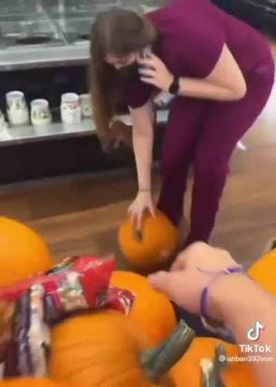 Omg that pumpkin was huge 🎃