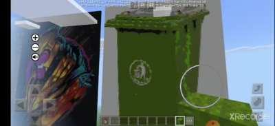 I made jake paul art in minecraft (took me 57 years please like)