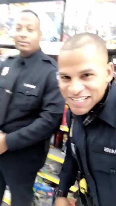 Me and Bruce during the link (p.s this is def atl cops)