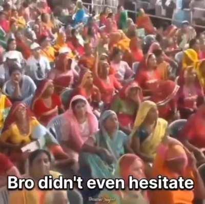 Nyaya na rajyam, laude na bhojyam 