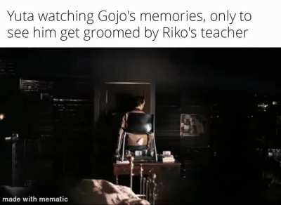 Yuta also had to see Gojo's search history, truly he is the traumatized one