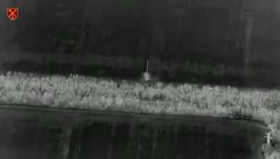 Drone footage of a Russian BM-21 