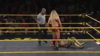 Charlotte Flair tramples Bianca Belair