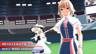 Team MariAli vs Reimu(mmd by Macho Boy)