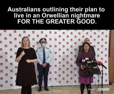 You are free to do as we tell you.